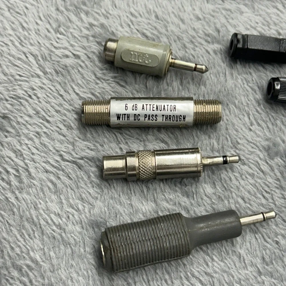 Vintage Audio Adapter Lot Sony PC-1 Japan Cerro MTS-B RCA 3.5mm 1/4 Attenuator